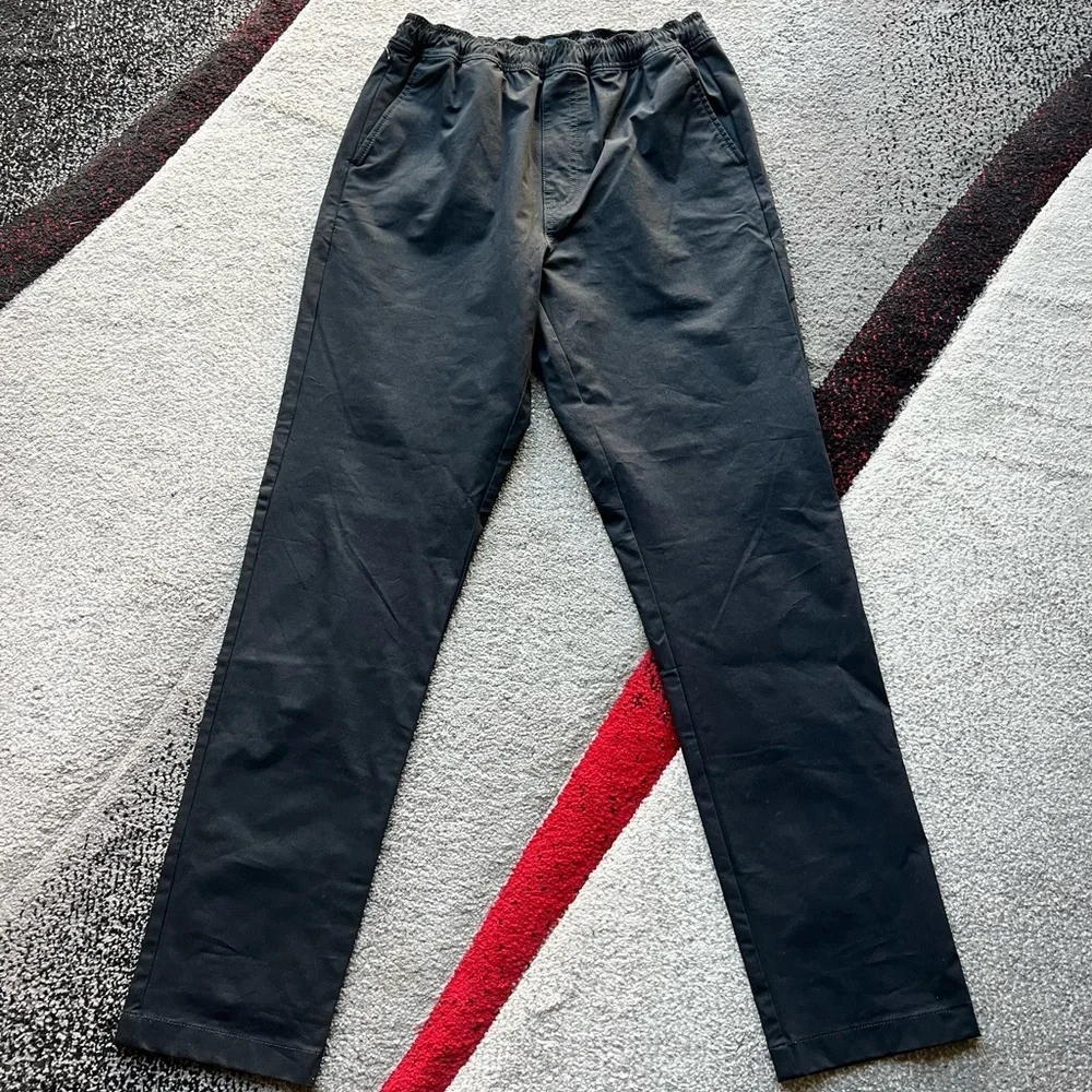 J.Crew Black Stretchy Waist Chino Pants
